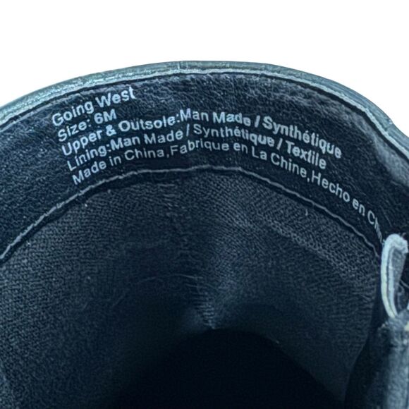 Coconuts By Matisse Women Pointed Toe Bootie 6 Dark Green Shimmer Faux Croc Goth - Picture 11 of 14